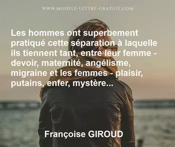 Citation de Françoise GIROUD