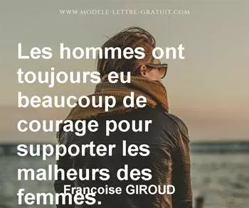 Citation de Françoise GIROUD