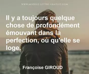 Citation de Françoise GIROUD