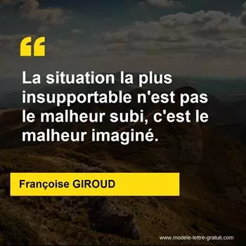 Citation Françoise GIROUD