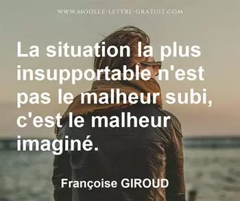 Citation de Françoise GIROUD
