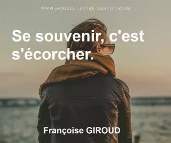 Citation de Françoise GIROUD