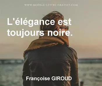 Citation de Françoise GIROUD
