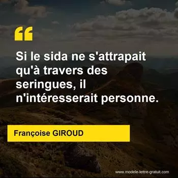 Citation Françoise GIROUD