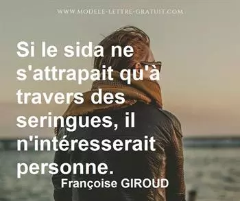 Citation de Françoise GIROUD