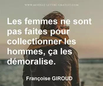 Citation de Françoise GIROUD