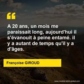 Citation Françoise GIROUD