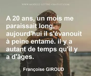 Citation de Françoise GIROUD