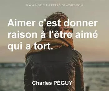 Citation de Charles PÉGUY