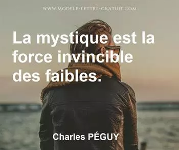 Citation de Charles PÉGUY