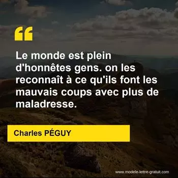 Citation Charles PÉGUY