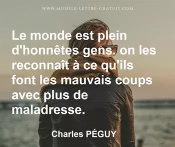 Citation de Charles PÉGUY