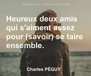 Citation de Charles PÉGUY