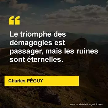 Citation Charles PÉGUY