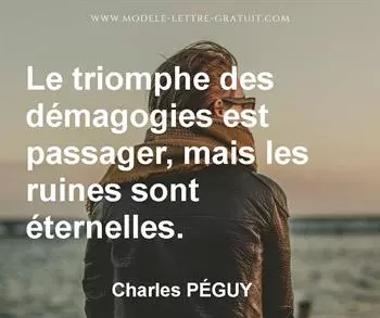 Citation de Charles PÉGUY