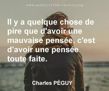Citation de Charles PÉGUY
