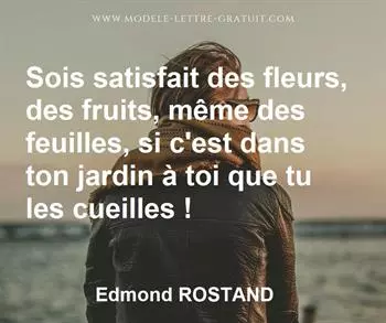 Citation de Edmond ROSTAND