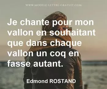 Citation de Edmond ROSTAND