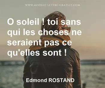 Citation de Edmond ROSTAND