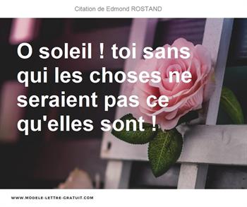 Citations Edmond ROSTAND
