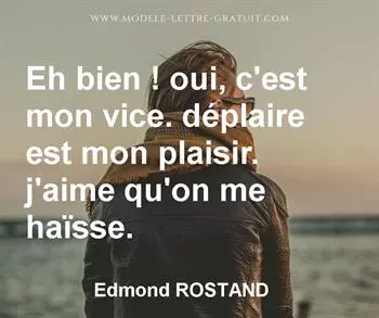 Citation de Edmond ROSTAND