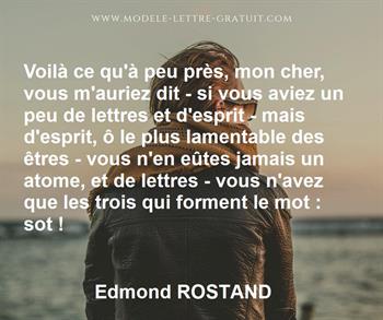 Citation de Edmond ROSTAND