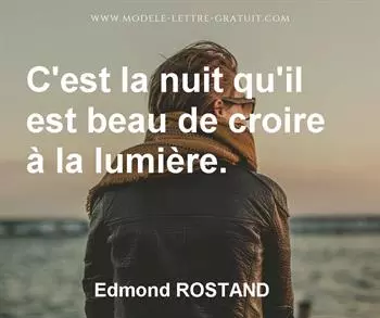 Citation de Edmond ROSTAND