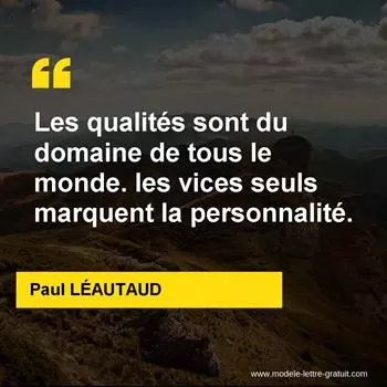 Citation Paul LÉAUTAUD