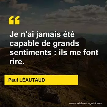 Citation Paul LÉAUTAUD