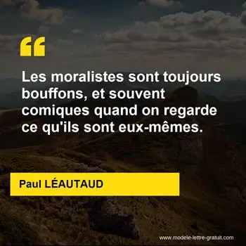 Citation Paul LÉAUTAUD