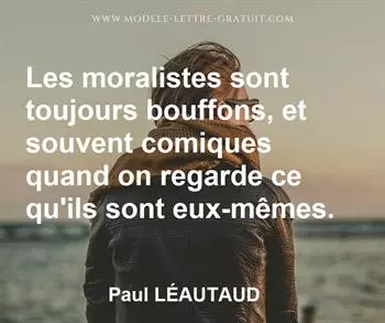 Citation de Paul LÉAUTAUD