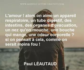 Citation de Paul LÉAUTAUD