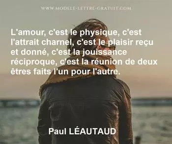 Citation de Paul LÉAUTAUD