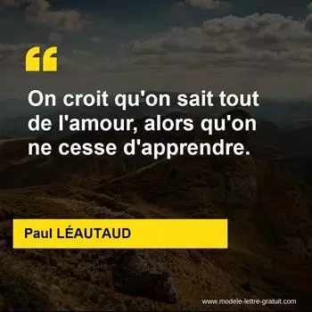 Citation Paul LÉAUTAUD