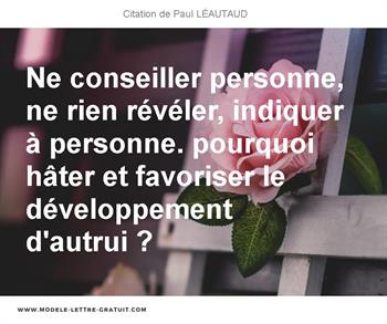 Citations Paul LÉAUTAUD