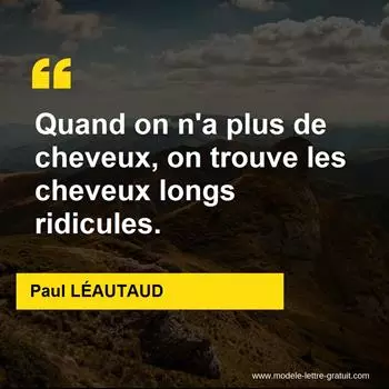 Citation Paul LÉAUTAUD
