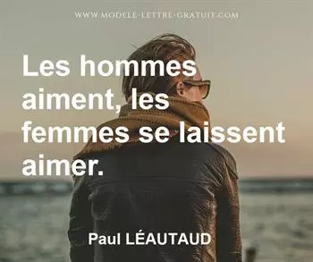 Citation de Paul LÉAUTAUD