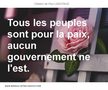 Citations Paul LÉAUTAUD