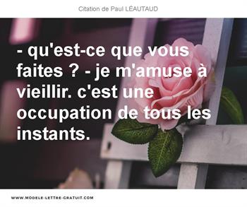 Citations Paul LÉAUTAUD