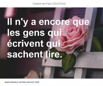 Citations Paul LÉAUTAUD