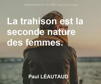 Citation de Paul LÉAUTAUD