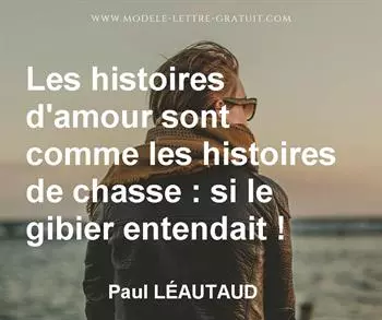 Citation de Paul LÉAUTAUD