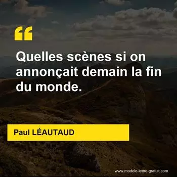 Citation Paul LÉAUTAUD