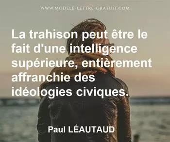 Citation de Paul LÉAUTAUD