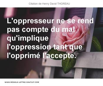 Citations Henry David THOREAU