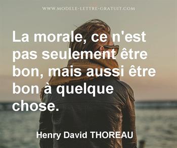 Citation de Henry David THOREAU