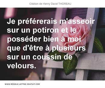 Citations Henry David THOREAU