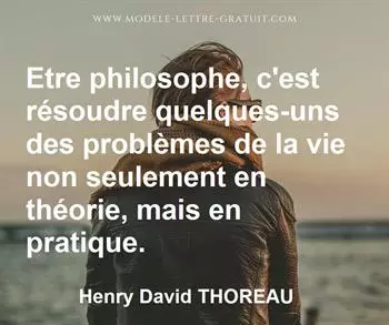 Citation de Henry David THOREAU
