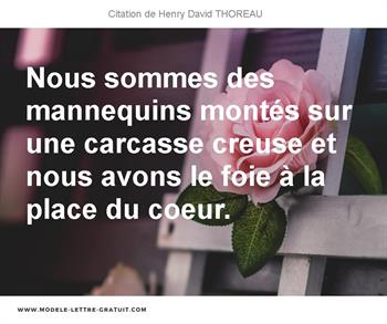 Citations Henry David THOREAU