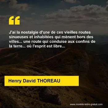 Citation Henry David THOREAU